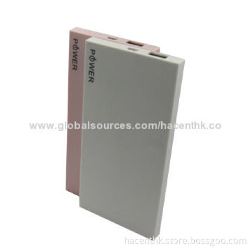 Newest 8,400mAh Dual-USB Power Bank, 5V/1A Input